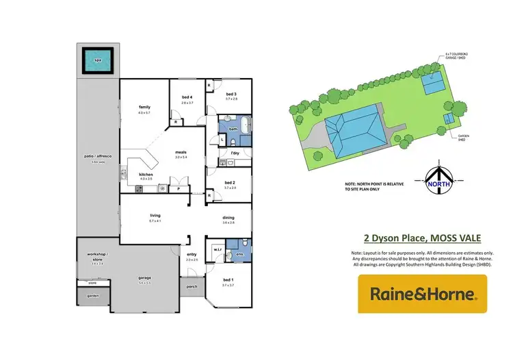Floorplan of Homely house listing, 2 Dyson Place, Moss Vale NSW 2577