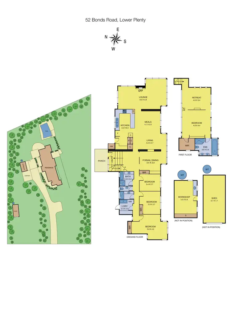 Floorplan of Homely house listing, 52 Bonds Road, Lower Plenty VIC 3093