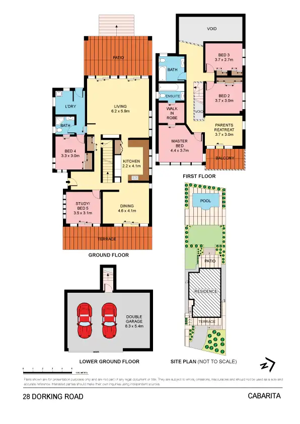 Floorplan of Homely house listing, 28 Dorking Rd, Cabarita NSW 2137