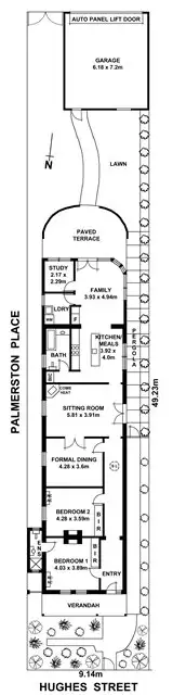 Floorplan of Homely house listing, 23 Hughes Street, Unley SA 5061