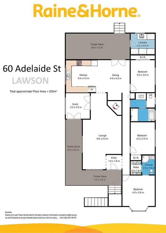 Floorplan of Homely house listing, 60 Adelaide Street, Lawson NSW 2783