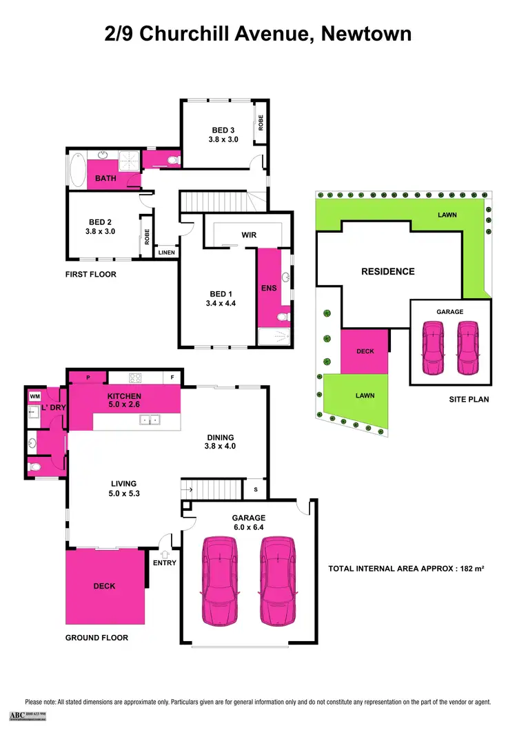 Floorplan of Homely house listing, 2/9 Churchill Avenue, Newtown VIC 3220