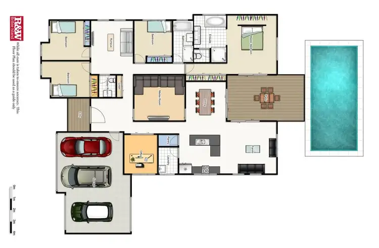 Floorplan of Homely house listing, 7 Fulmar Crescent, Banksia Beach QLD 4507