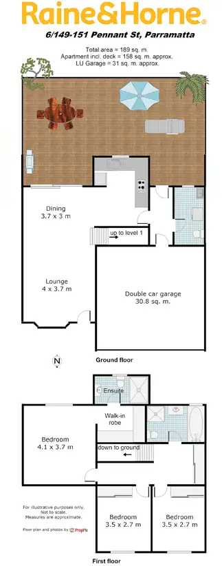 Floorplan of Homely townhouse listing, 6/149-151 Pennant Street, Parramatta NSW 2150