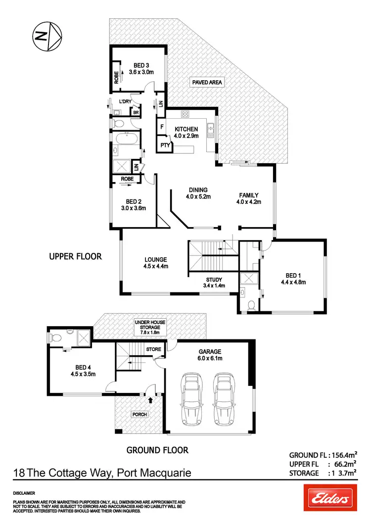 Floorplan of Homely house listing, 18 The Cottage Way, Port Macquarie NSW 2444