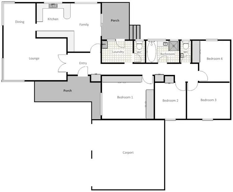 Floorplan of Homely house listing, 45 McCabe Crescent, Holt ACT 2615