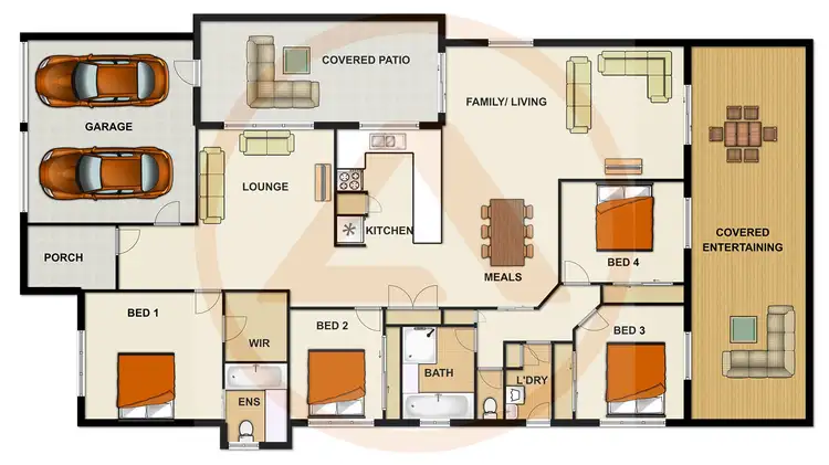 Floorplan of Homely house listing, 16 Chapple Pl, Forest Lake QLD 4078