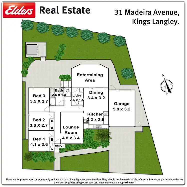 Floorplan of Homely house listing, 31 Madeira Ave, Kings Langley NSW 2147