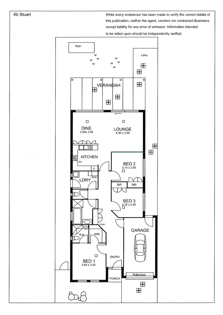 Floorplan of Homely house listing, 6A Stuart Street, Dernancourt SA 5075