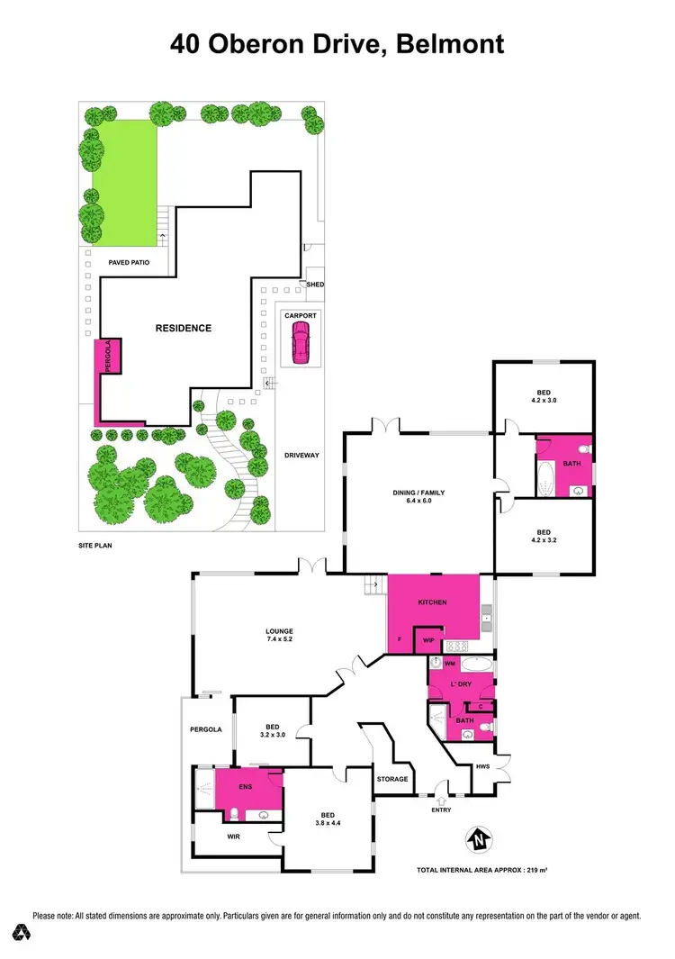 Floorplan of Homely house listing, 40 Oberon Drive, Belmont VIC 3216