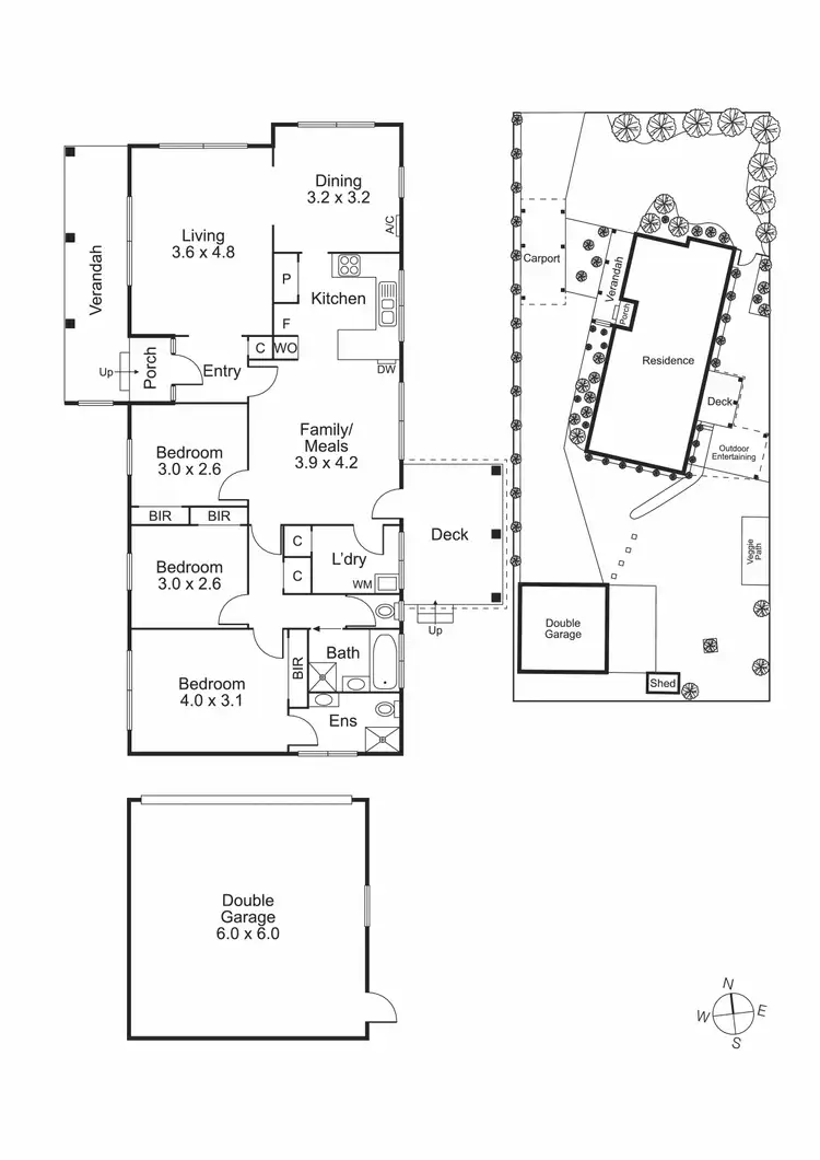 Floorplan of Homely house listing, 24 Hamilton Street, Safety Beach VIC 3936