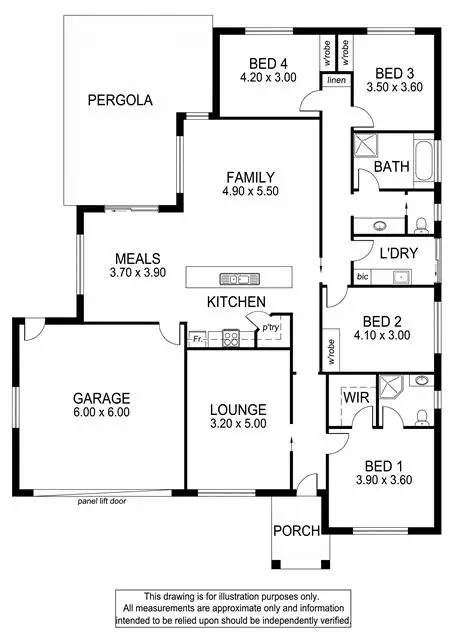 Floorplan of Homely house listing, 10 Bluebell Drive, Mount Gambier SA 5290