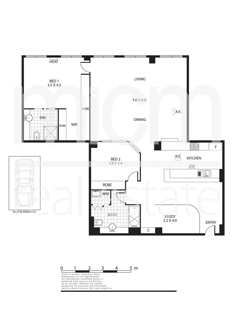 Floorplan of Homely apartment listing, 15/300 King Street, Melbourne VIC 3000