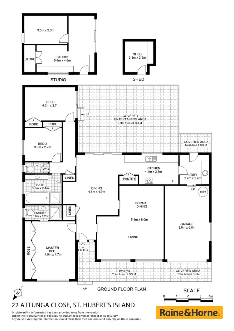 Floorplan of Homely house listing, 22 Attunga Close, St Huberts Island NSW 2257