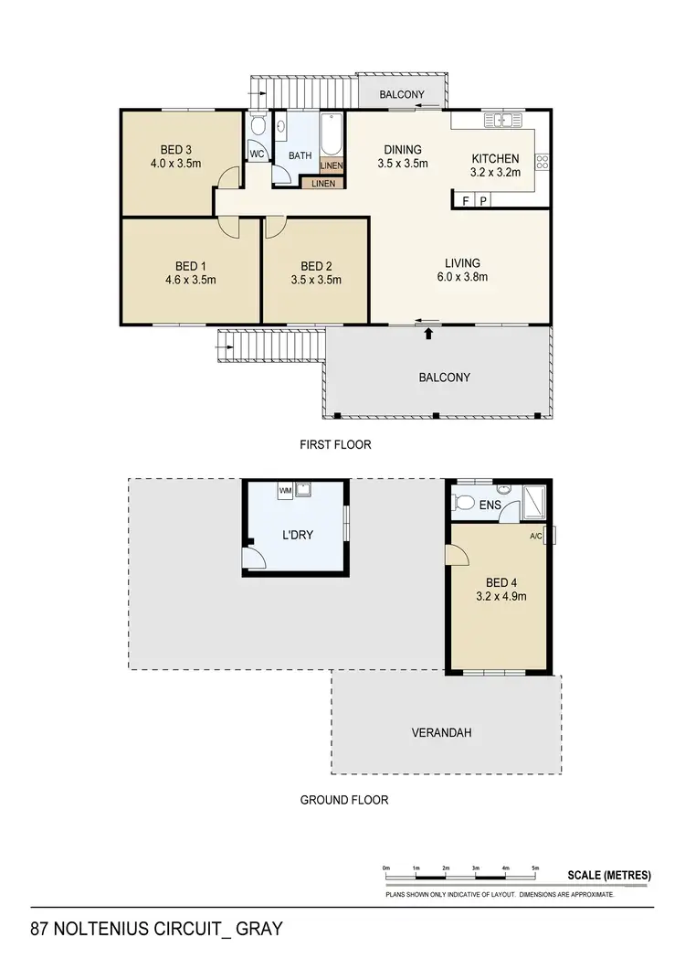Floorplan of Homely house listing, 87 Noltenius Circuit, Gray NT 830