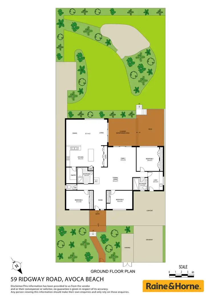Floorplan of Homely house listing, 59 Ridgway Road, Avoca Beach NSW 2251