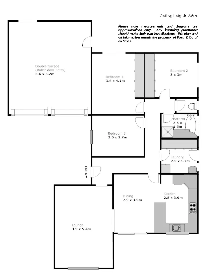 Floorplan of Homely house listing, 39 Riverview Drive, Dareton NSW 2717