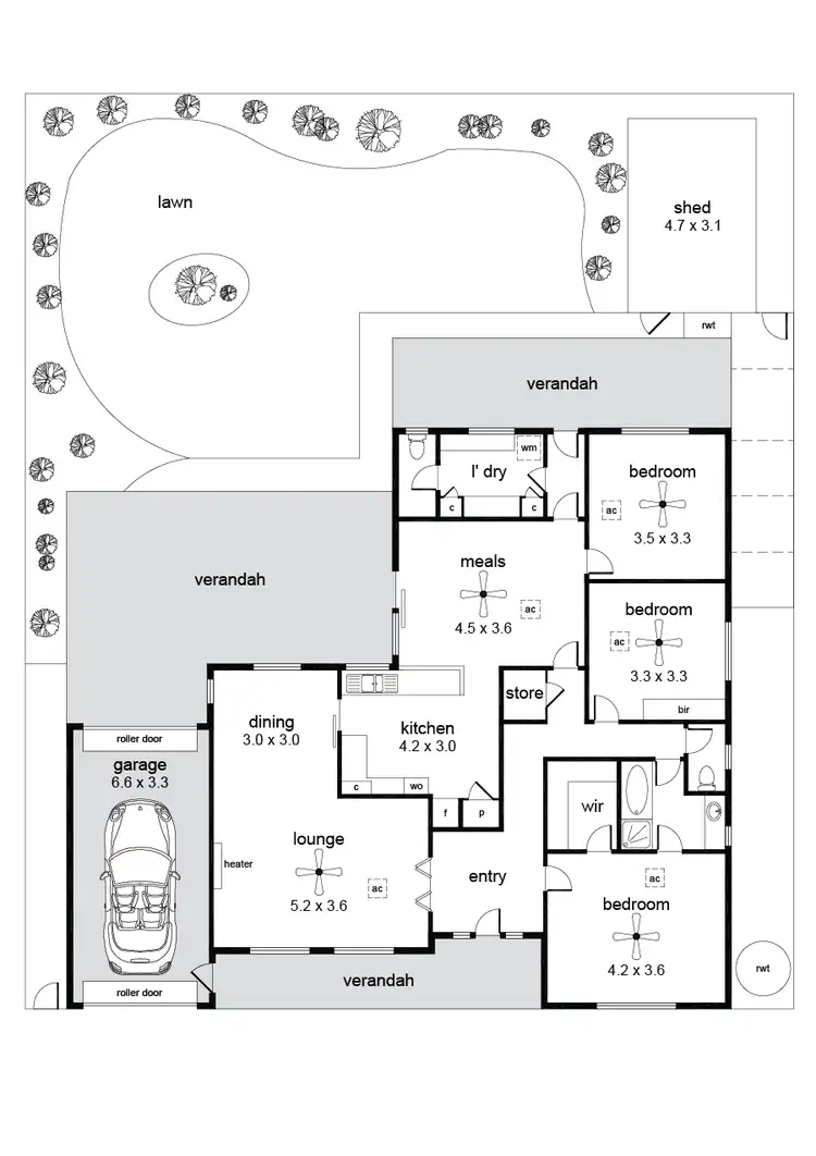 Floorplan of Homely house listing, 37 Parsons Street, Marion SA 5043