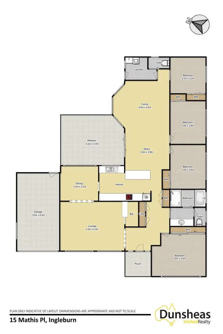 Floorplan of Homely house listing, 15 Mathis Place, Ingleburn NSW 2565