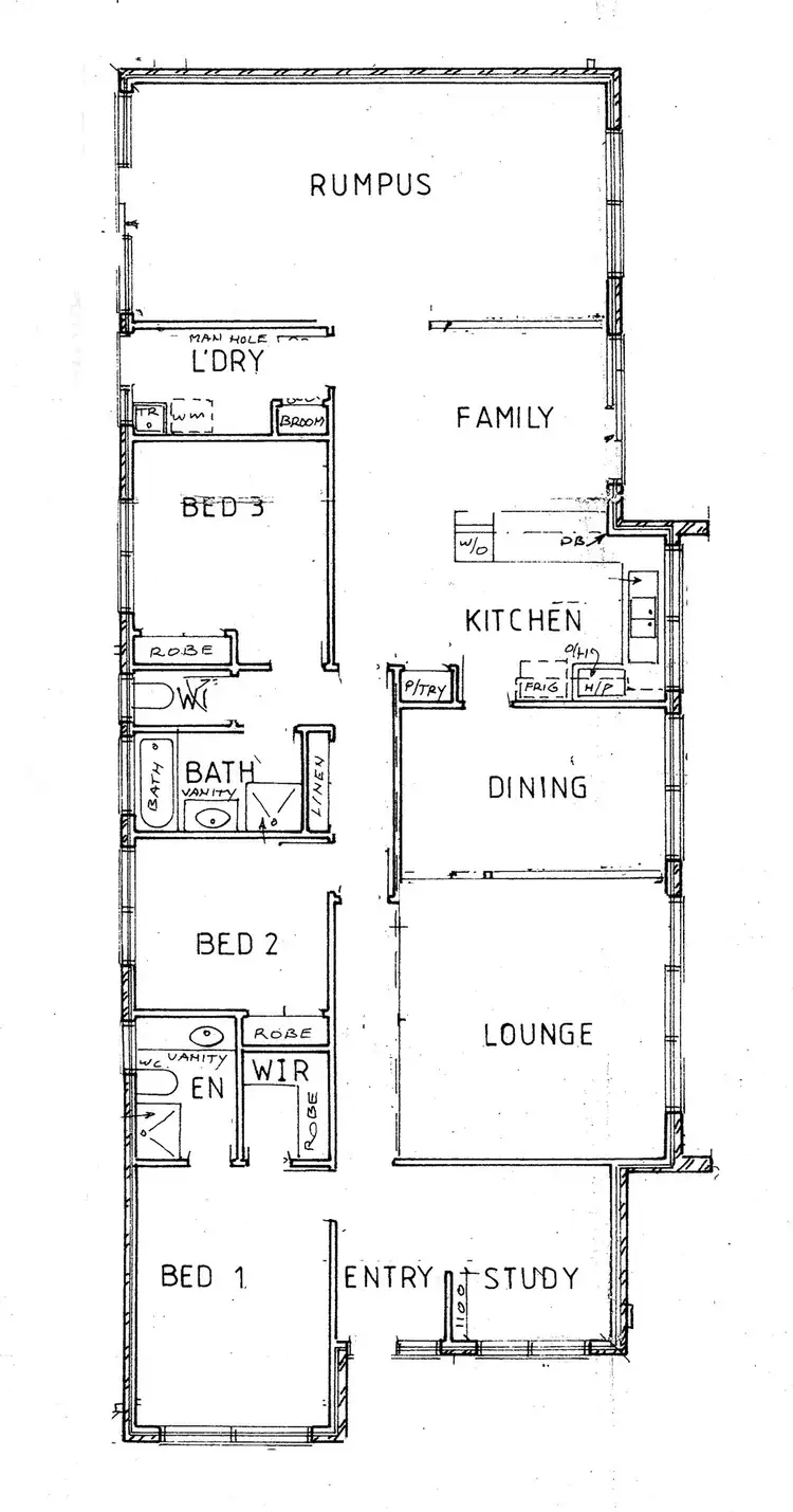 Floorplan of Homely house listing, 3 Curtin Drive, Sunbury VIC 3429