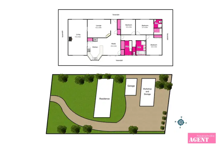 Floorplan of Homely house listing, 154 - 158 Portarlington Road, Newcomb VIC 3219