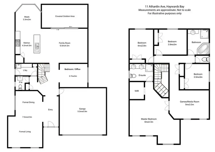 Floorplan of Homely house listing, 11 Athanlin Avenue, Haywards Bay NSW 2530