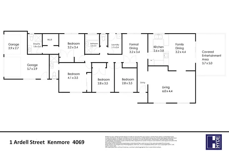 Floorplan of Homely house listing, 1 Ardell Street, Kenmore QLD 4069