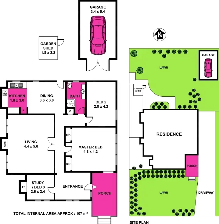 Floorplan of Homely house listing, 18A Laurel Bank Parade, Newtown VIC 3220