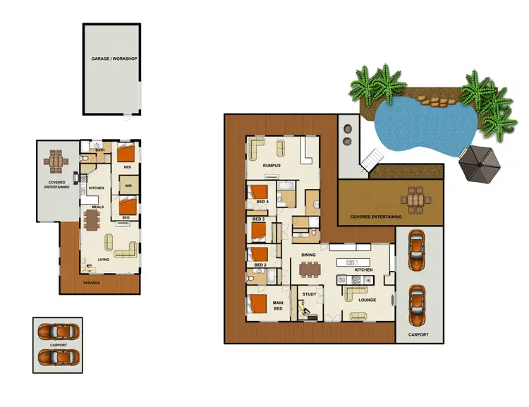 Floorplan of Homely house listing, 172-184 Lavelle Drive, Logan Village QLD 4207