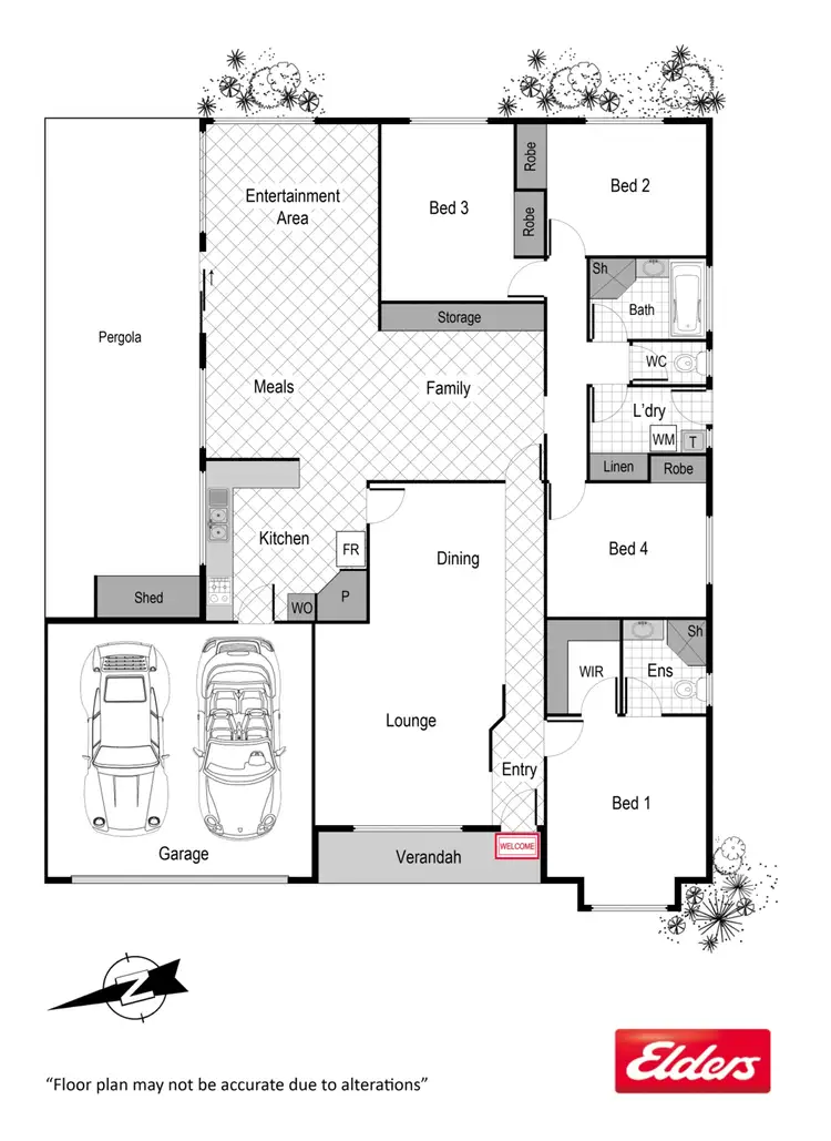 Floorplan of Homely house listing, 15 Periscope Place, Dunlop ACT 2615
