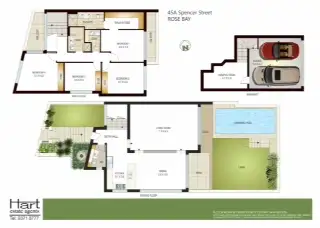 Floorplan of Homely house listing, 45A Spencer Street, Rose Bay NSW 2029