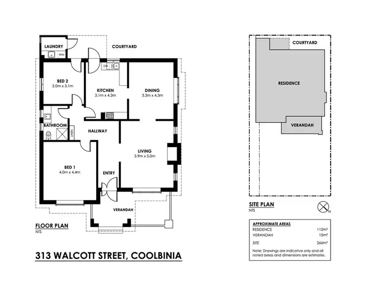 Floorplan of Homely house listing, 313 Walcott Street, North Perth WA 6006