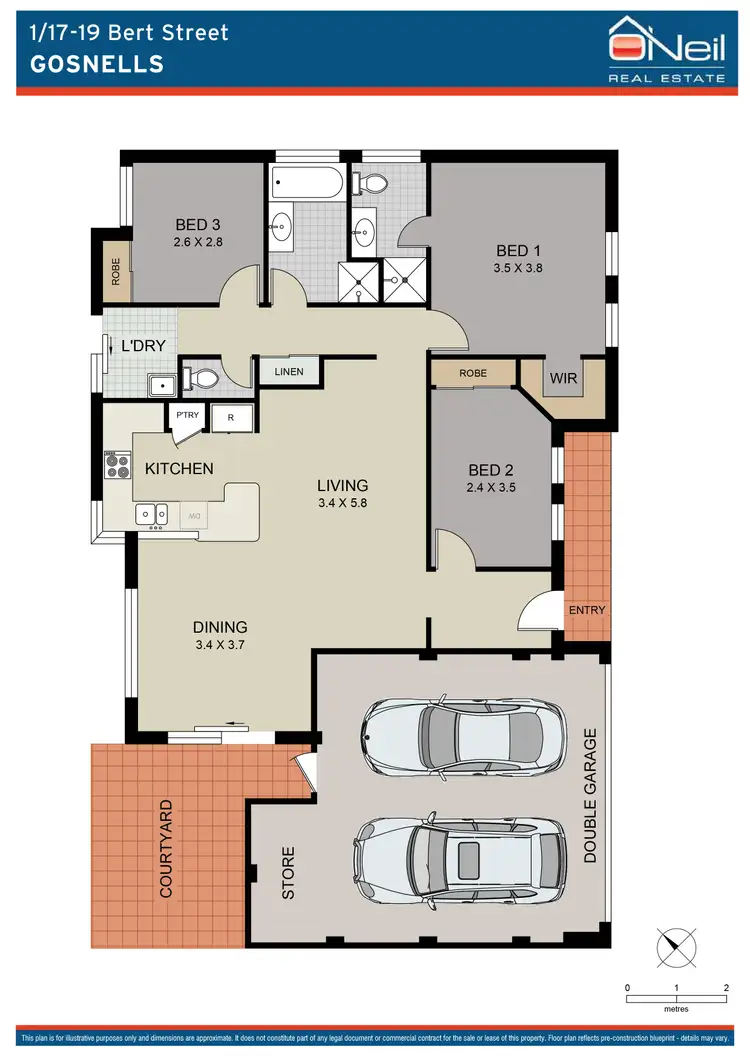 Floorplan of Homely house listing, Unit 1 / 17 Bert Street, Gosnells WA 6110