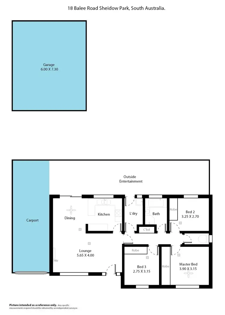 Floorplan of Homely house listing, 18 Balee Avenue, Sheidow Park SA 5158