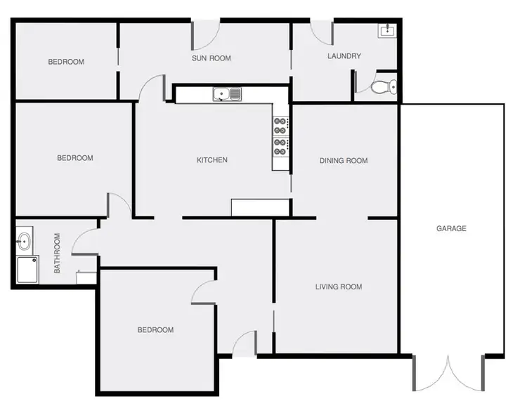 Floorplan of Homely house listing, 100 DARLING STREET, Wentworth NSW 2648