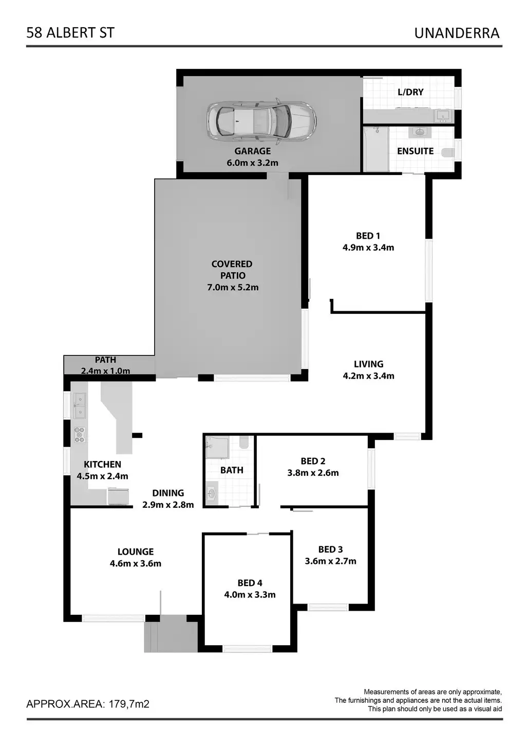 Floorplan of Homely house listing, 58 Albert Street, Unanderra NSW 2526