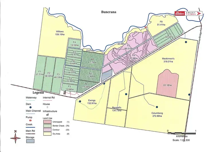 Floorplan of Homely rural property listing, - Buncrana East, Jerilderie NSW 2716