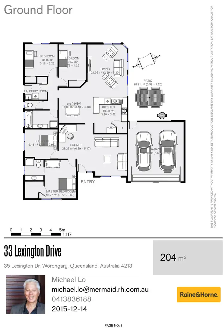Floorplan of Homely house listing, 33 Lexington Drive, Worongary QLD 4213