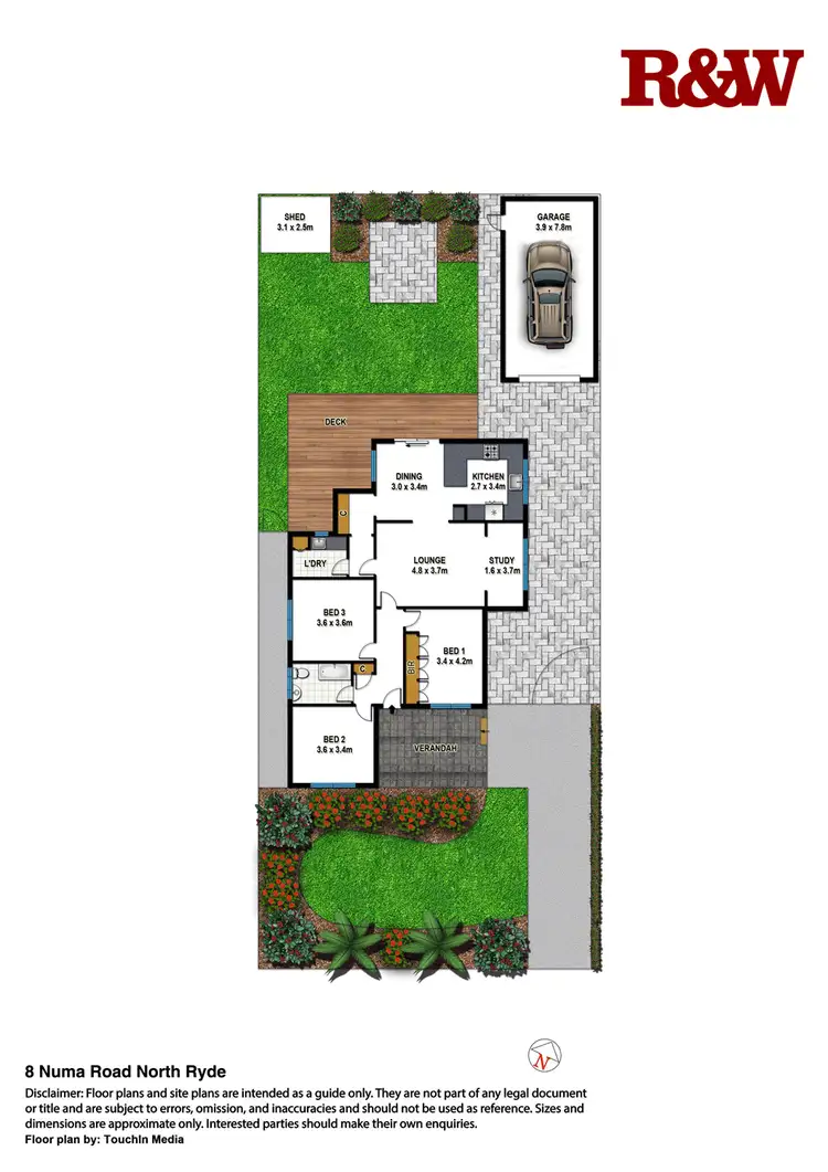 Floorplan of Homely house listing, 8 Numa Road, North Ryde NSW 2113