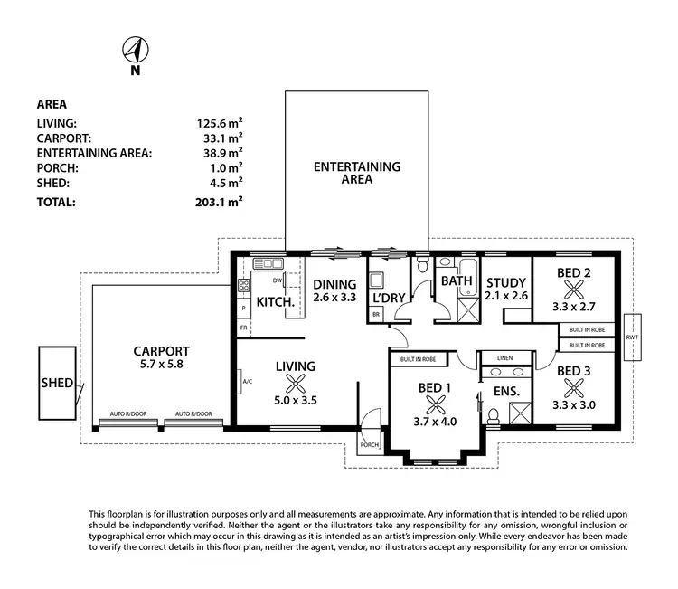 Floorplan of Homely house listing, 5 Burgess Court, Strathalbyn SA 5255