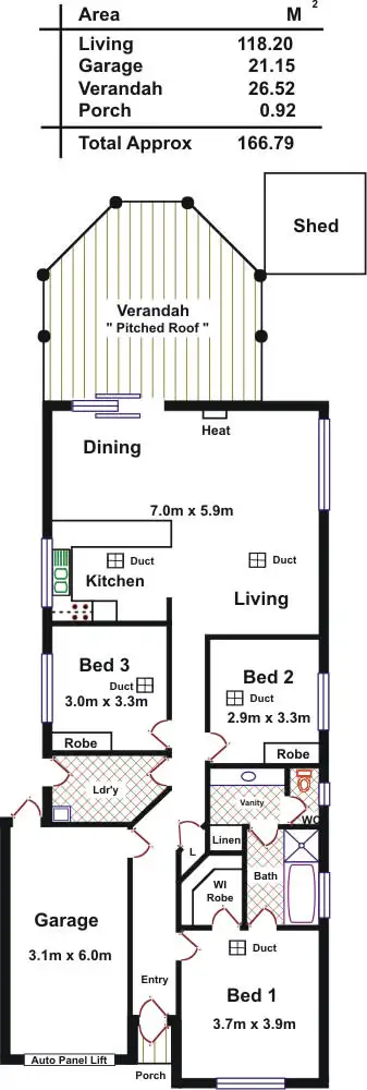 Floorplan of Homely house listing, 29 Mary Crescent, Craigmore SA 5114