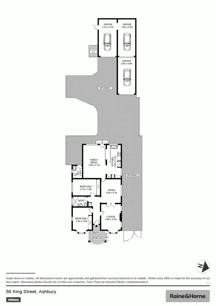 Floorplan of Homely house listing, 56 King Street, Ashbury NSW 2193
