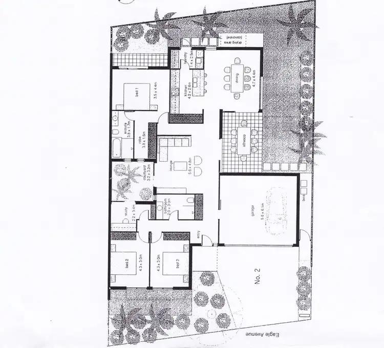 Floorplan of Homely semi-detached listing, 16 Eagle Ave, Ballina NSW 2478