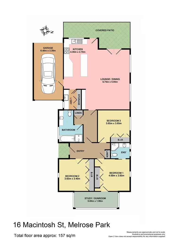 Floorplan of Homely house listing, 16 Macintosh St, Melrose Park NSW 2114