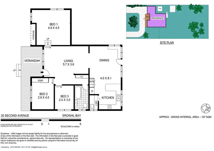 Floorplan of Homely house listing, 20 Second Avenue, Erowal Bay NSW 2540