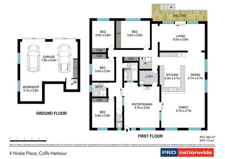 Floorplan of Homely house listing, 4 Nioka Place, Coffs Harbour NSW 2450