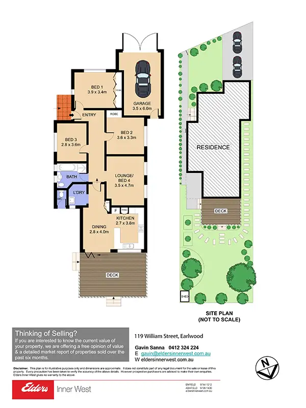 Floorplan of Homely house listing, 119 William Street, Earlwood NSW 2206