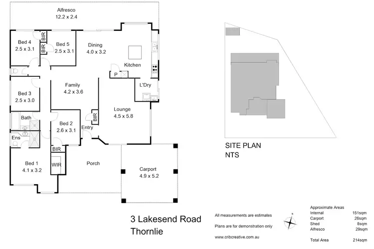 Floorplan of Homely house listing, 3 Lakesend Road, Thornlie WA 6108