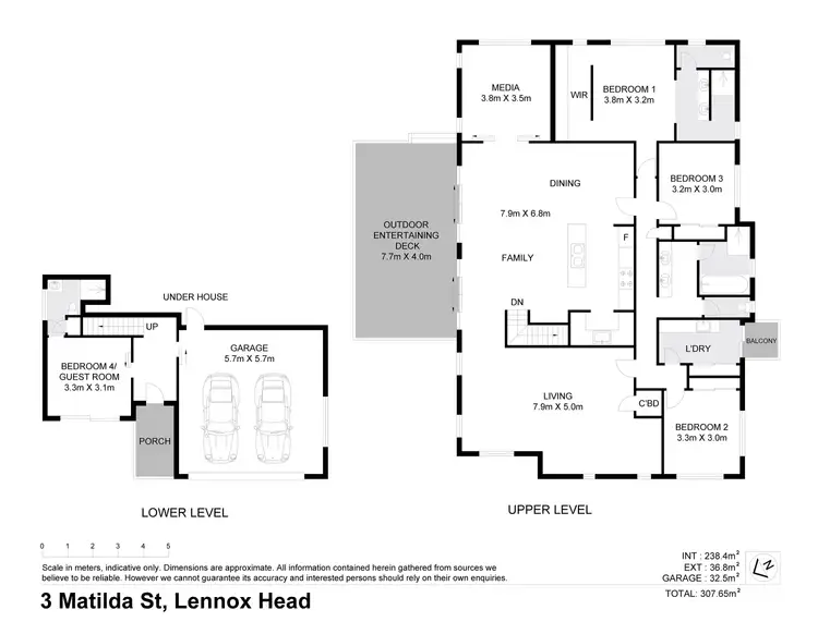 Floorplan of Homely house listing, 3 Matilda Street, Lennox Head NSW 2478