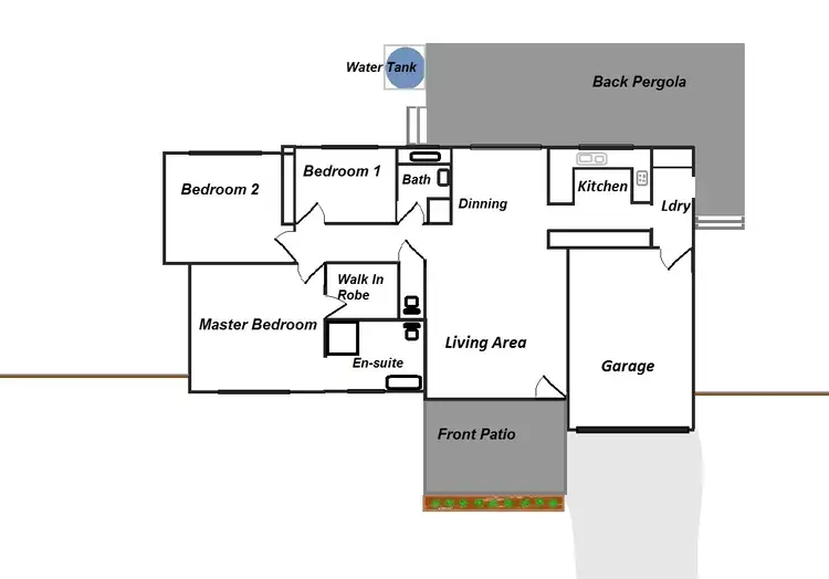 Floorplan of Homely house listing, 18 RIVERVISTA COURT, Eagleby QLD 4207